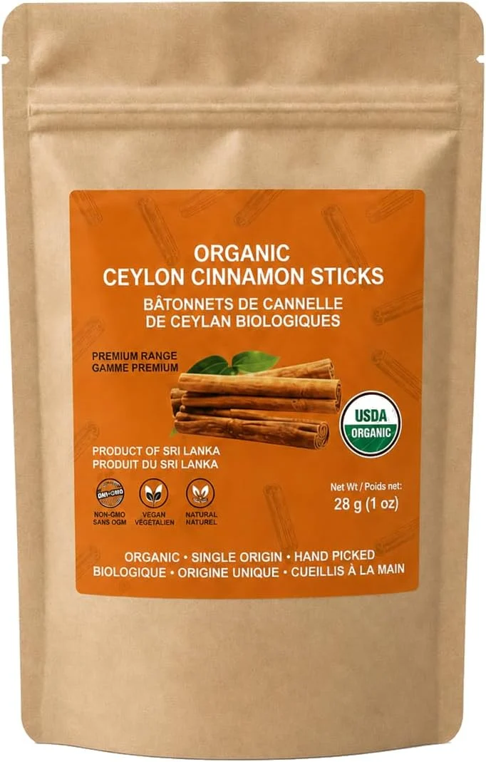 Bâtons de cannelle de Ceylan Wholesome North, 28 g