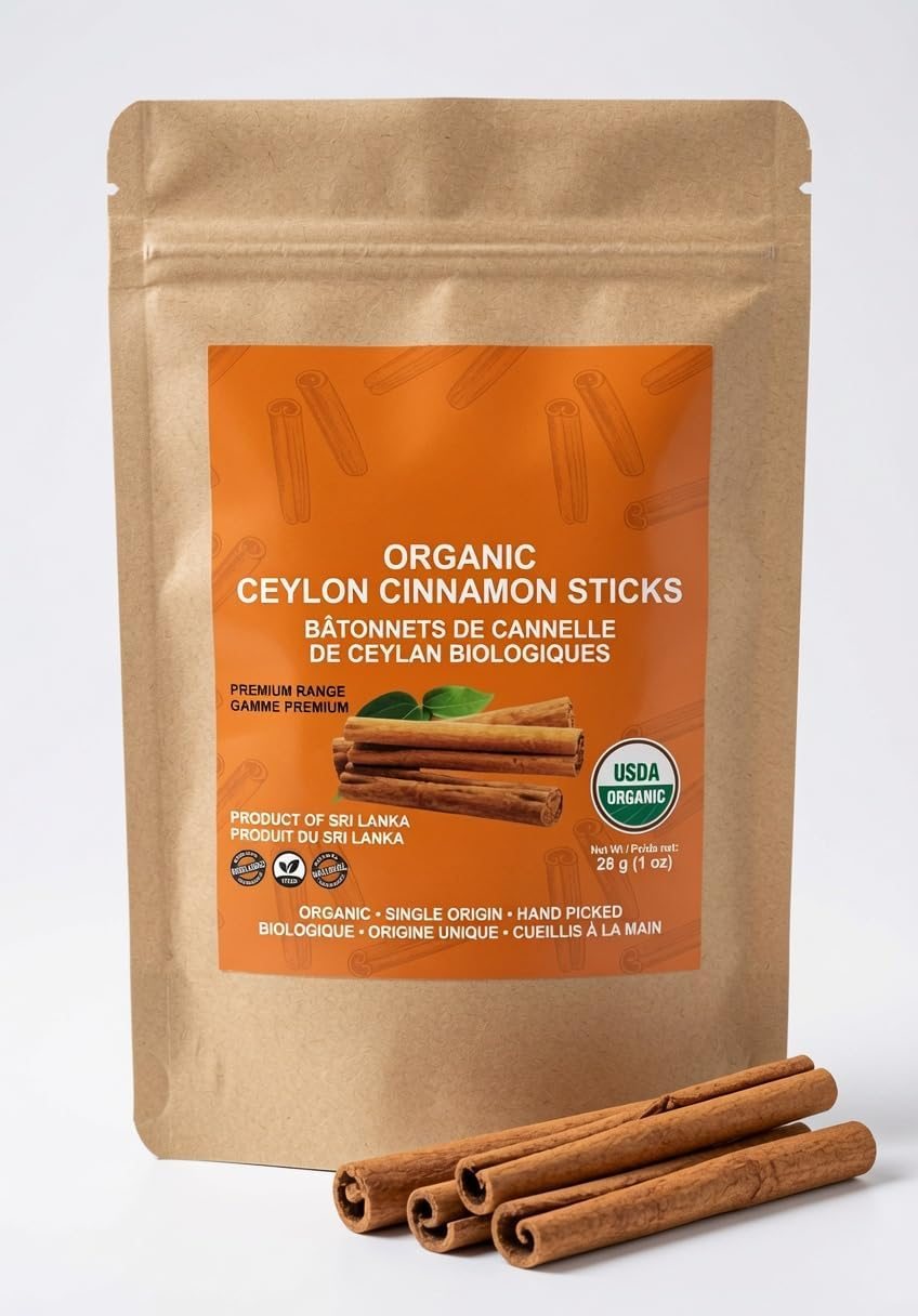 Wholesome North Ceylon cinnamon sticks, 28 g